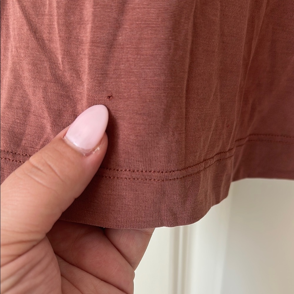 American Eagle Outfitters Rust Fringe Tank Top - Picture 2 of 4